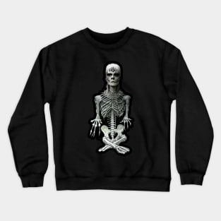 BlackMetal Homunculus Skeleton Artwork Crewneck Sweatshirt